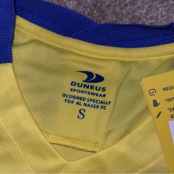 Duneus Al Nassr Cristiano Ronaldo Men’s Home Soccer Jersey 22/23🆕 - Picture 8 of 12